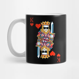 King of Hearts Poker Card Mug